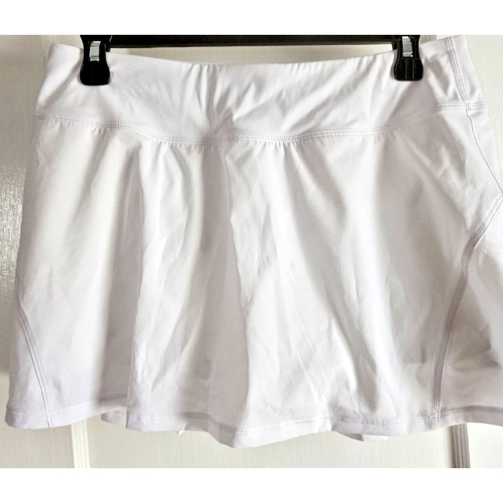 CRZ YOGA woman Sz M (8/10) feathery-fit soft high waist pleated tennis skirt‎